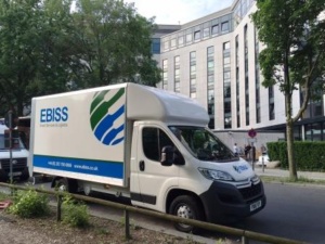 EBISS van delivering in London